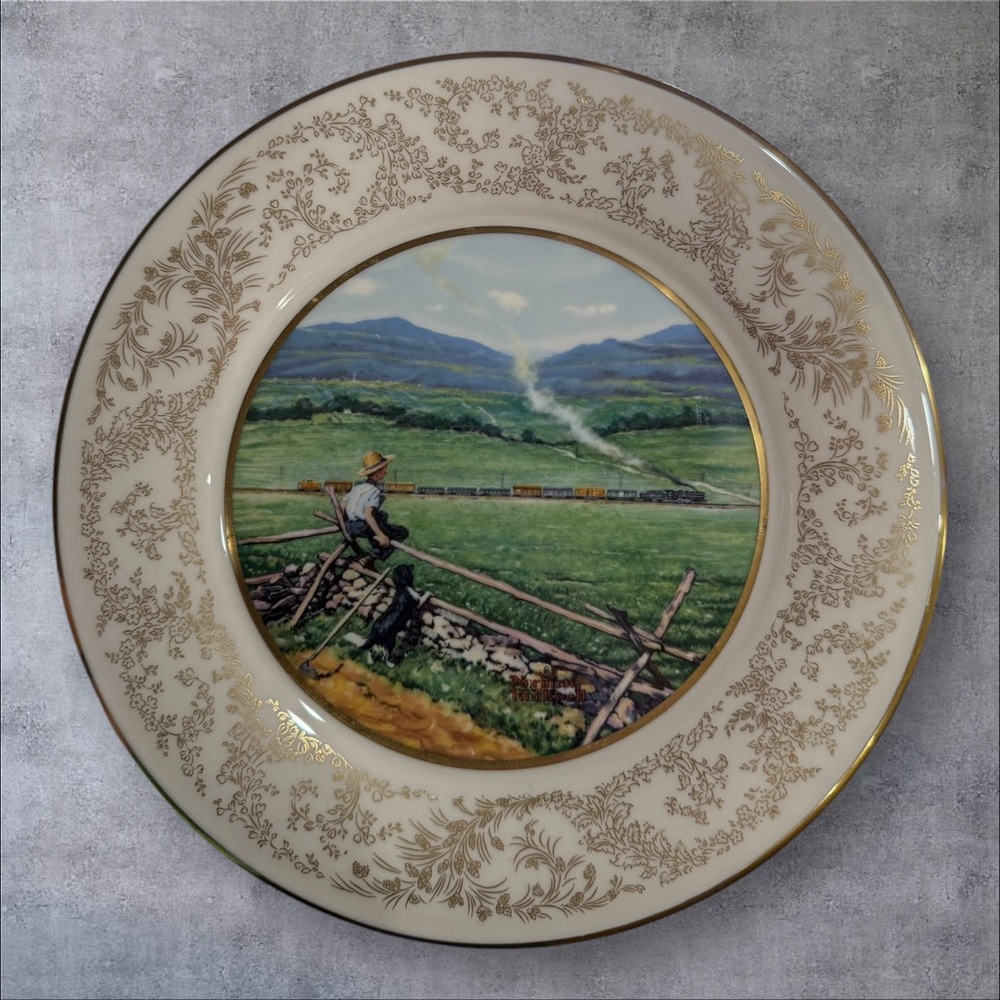 Norman Rockwell Gorham Fine China Collector Plates – Complete Four Seasons
